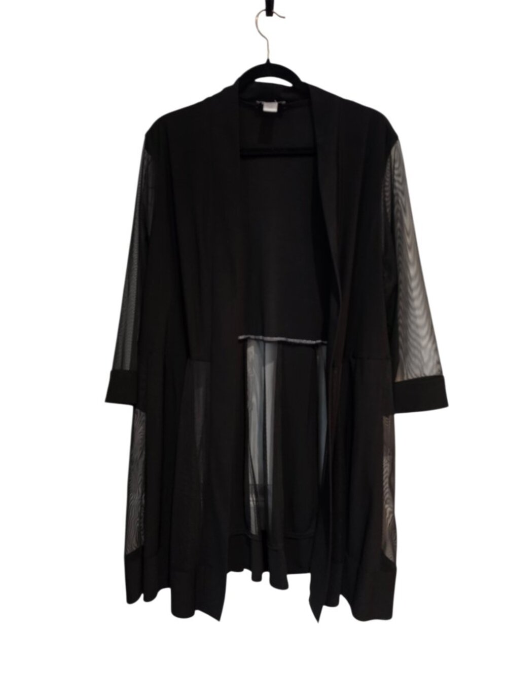 Gorgeous  New  WO Tags Catherine’s Black Chic Chiffon Sleeves And Bottom Jacket